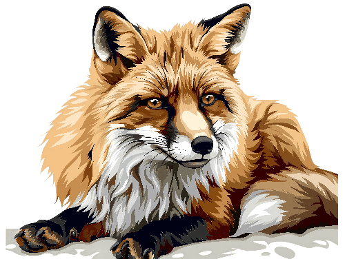 Realistic Fox T-Shirt Design for Wildlife Enthusiasts