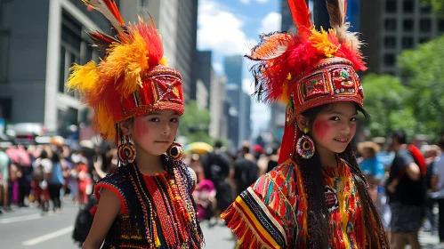 Children in Traditional Dress