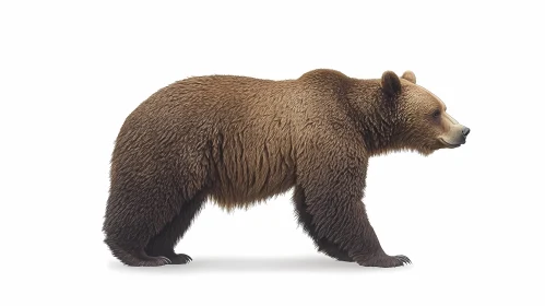 Brown Bear in Profile
