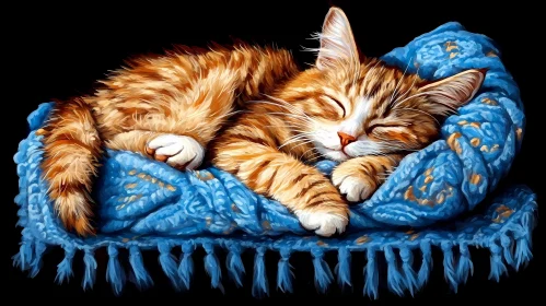 Cozy Cat Painting