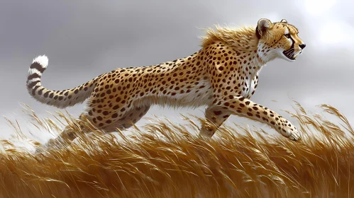 Graceful Cheetah in Action