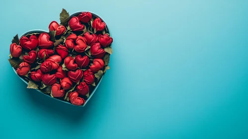 Romantic Heart Candy Box Still Life