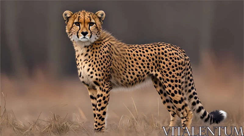 Cheetah in the Wild AI Image