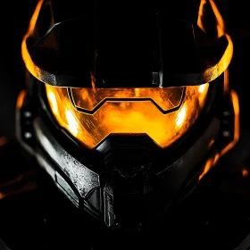 Glowing Warrior Helmet