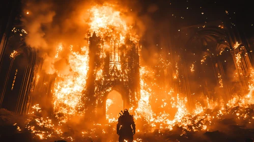 Cathedral in Flames