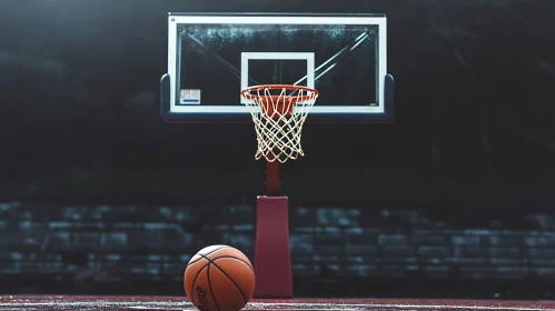 Outdoor Basketball Still Life