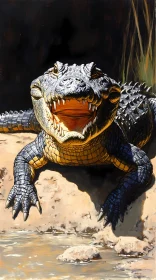 Crocodile by the River