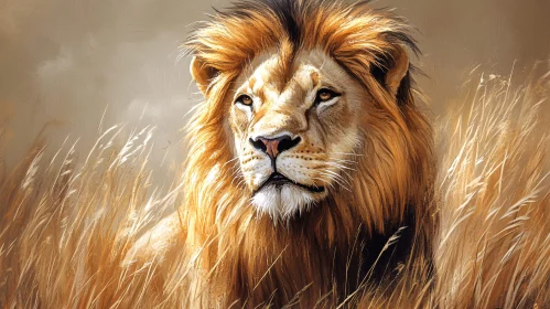 Regal Lion in the Wild