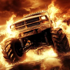 Fiery Monster Truck Adventure