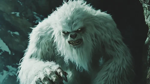 Abominable Snowman Portrait