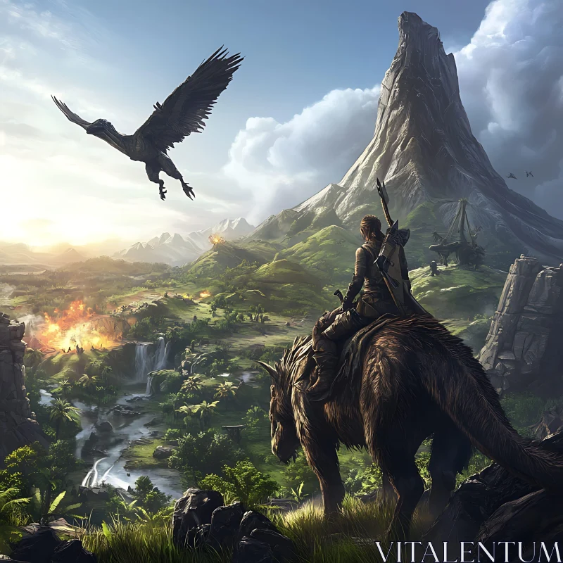 AI ART Epic Fantasy Landscape View
