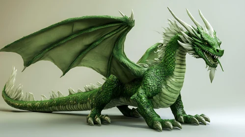 Emerald Dragon: A Mythical Creature