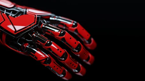 Red Robotic Hand: A Stunning Piece of Art