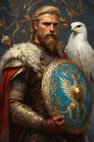 Man with Eagle and Shield