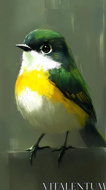 Vibrant Bird Art AI Image