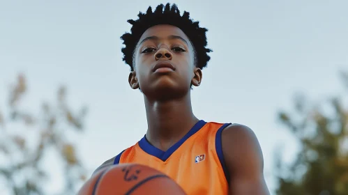 Boy with Basketball