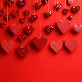 Valentine's Day Red Heart Decorations