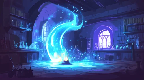 Magical Alchemy: A Lab Scene