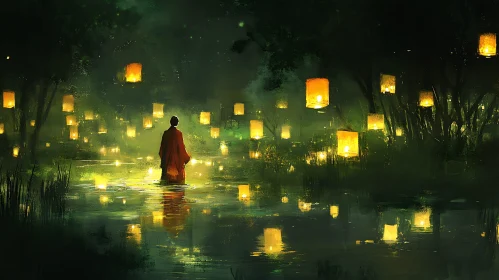 Lanterns in the Night