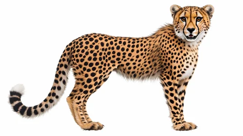 Graceful Cheetah in Natural Pose
