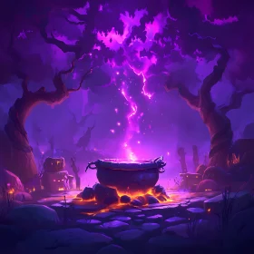 Enchanted Cauldron Scene