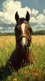 Equestrian Art in Nature