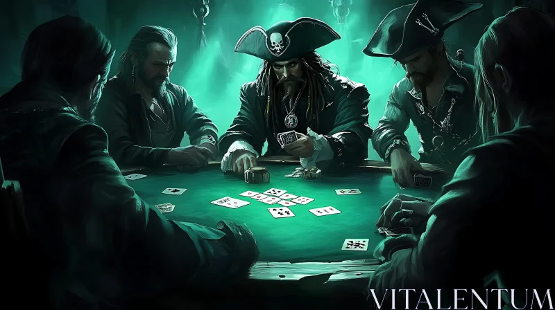 AI ART Pirates Gambling Night