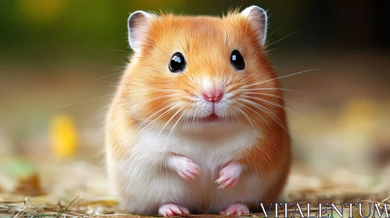 AI ART Charming Hamster Portrait