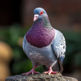 Rock Dove Standing Proudly