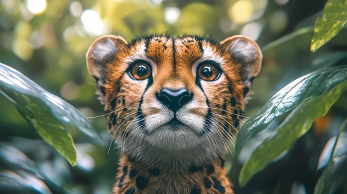 Young Cheetah in the Jungle