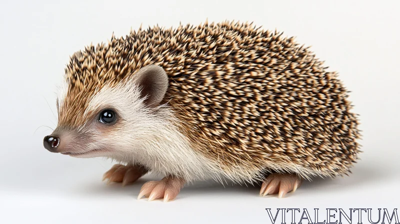 Charming Hedgehog in Detail AI Image