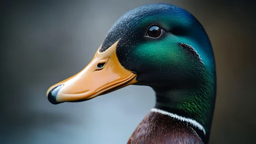 Detailed Mallard Duck Plumage
