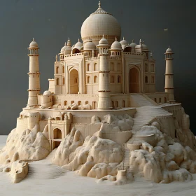 Artistic Taj Mahal Replica Sculpture