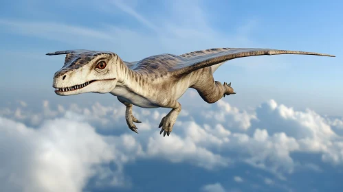 Ancient Skies: A Reptile in Flight