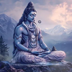 Meditative Shiva Image
