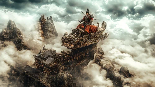 Floating Temple Warrior