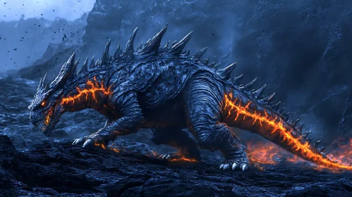 Dragon with Fire