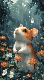 Hamster and Raindrops