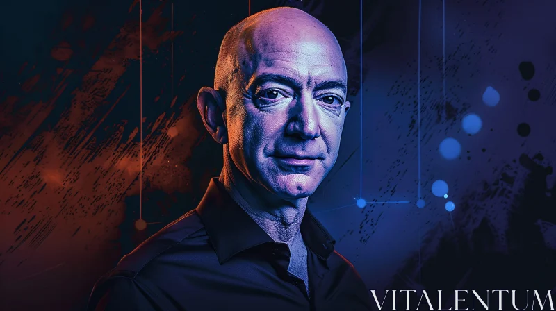 AI ART Jeff Bezos Abstract Art