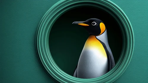 Artistic Penguin Design