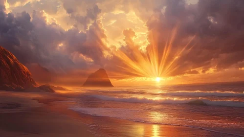 Seascape at Sunset