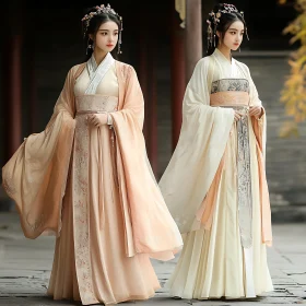 Beauties in Ancient Chinese Attire