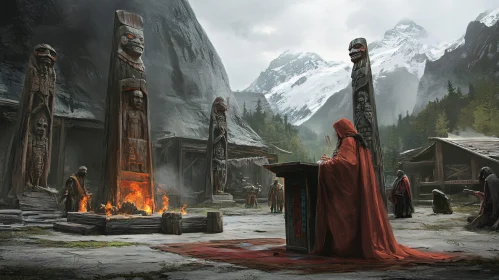 Totems and Red Robes in Mountainous Ritual