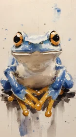 Colorful Frog Painting