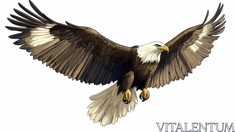 Soaring Eagle Art AI Image