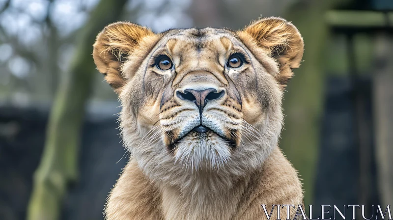 Close-Up of a Lioness AI Image