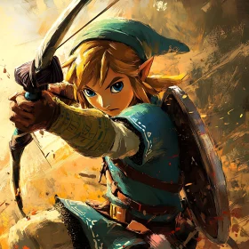 Link Ready to Fight