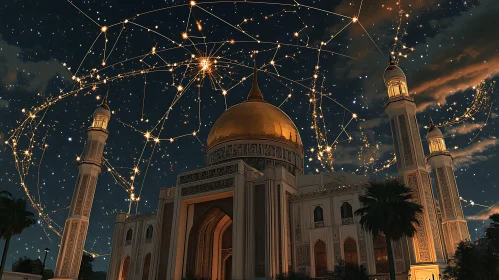 Mosque and Stars