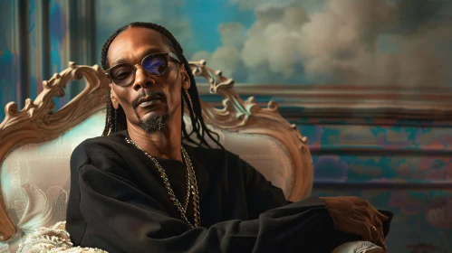 Snoop Dogg in Elegant Setting