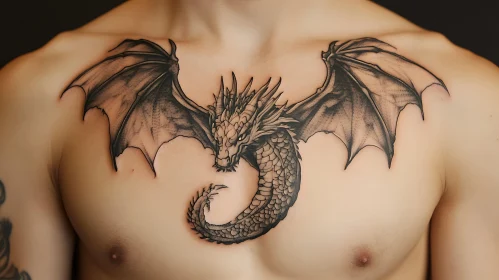 Dragon Chest Tattoo: A Bold Statement